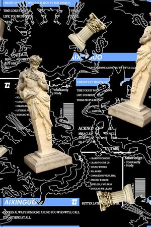 字母印花华亿平台图片