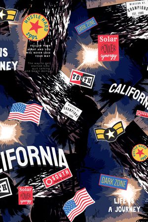 字母印花华亿平台图片