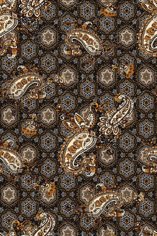 佩斯利印花华亿平台图片