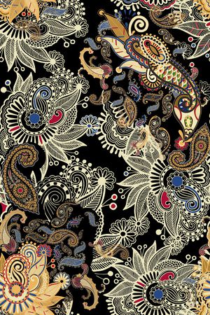 连衣裙印花华亿平台图片