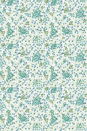 清爽底花卉印花华亿平台图片