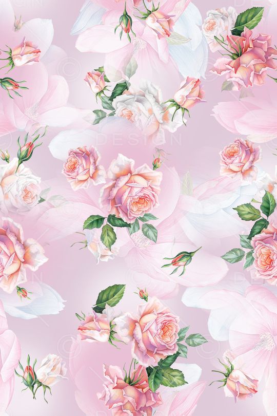 玫瑰花印花华亿平台图片