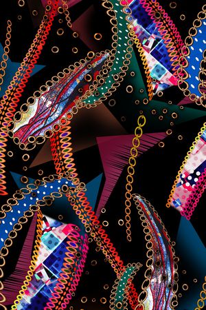 几何印花华亿平台图片