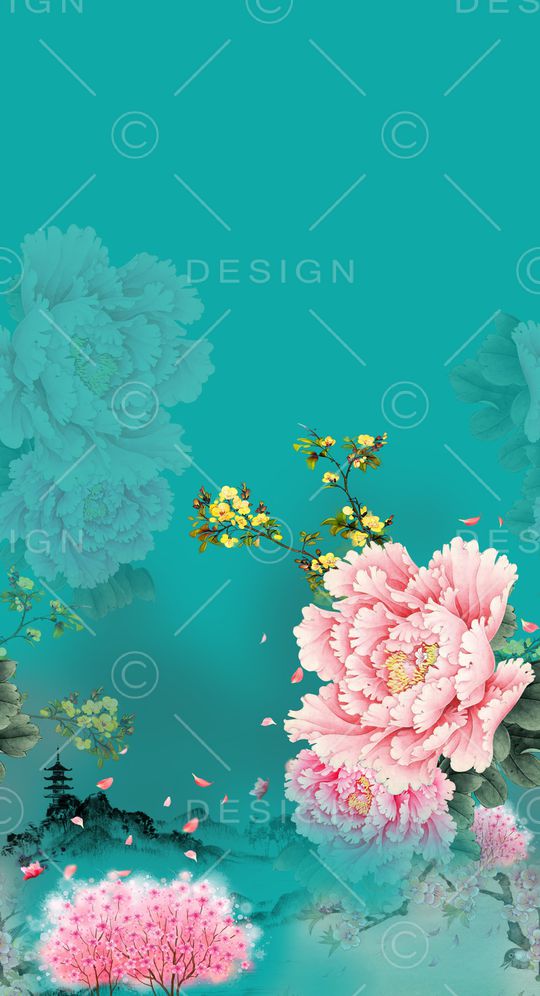 定位花印花华亿平台图片