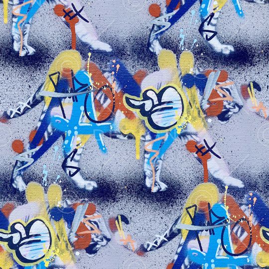 笔触印花华亿平台图片