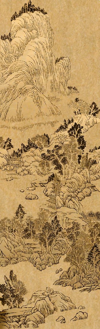 风景定位印花华亿平台图片