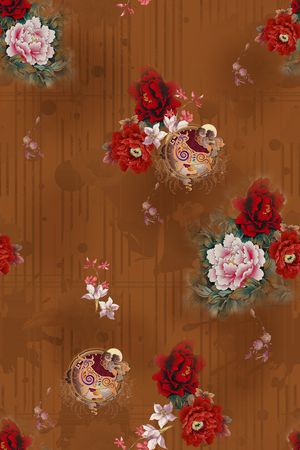 香云纱印花华亿平台图片