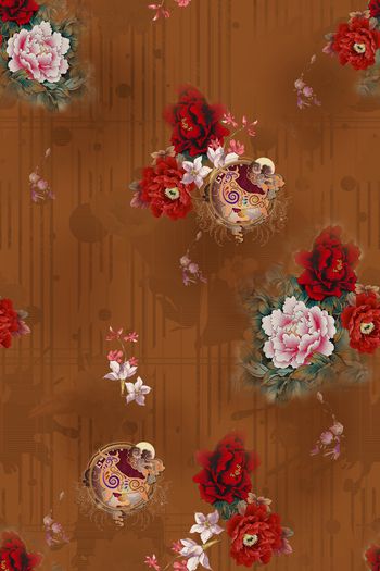 香云纱印花华亿平台图片