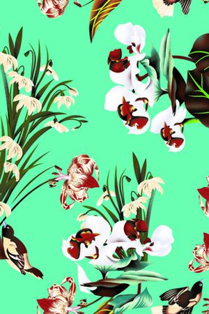 几何印花华亿平台图片