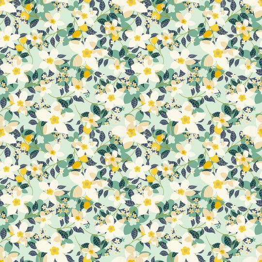 绿植树叶印花华亿平台图片