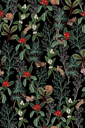 动物花卉印花华亿平台图片