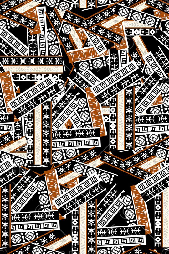 几何印花华亿平台图片