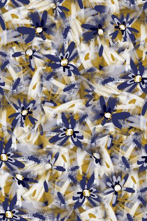 连衣裙印花华亿平台图片