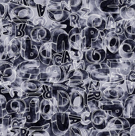 字母印花华亿平台图片