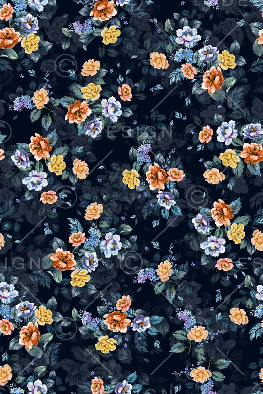 复古印花华亿平台图片