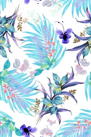 绿植树叶印花华亿平台图片