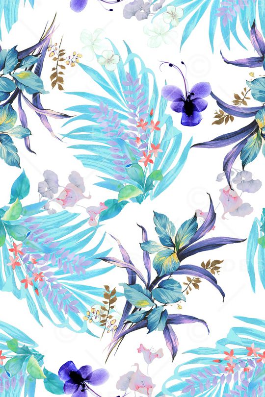 绿植树叶印花华亿平台图片