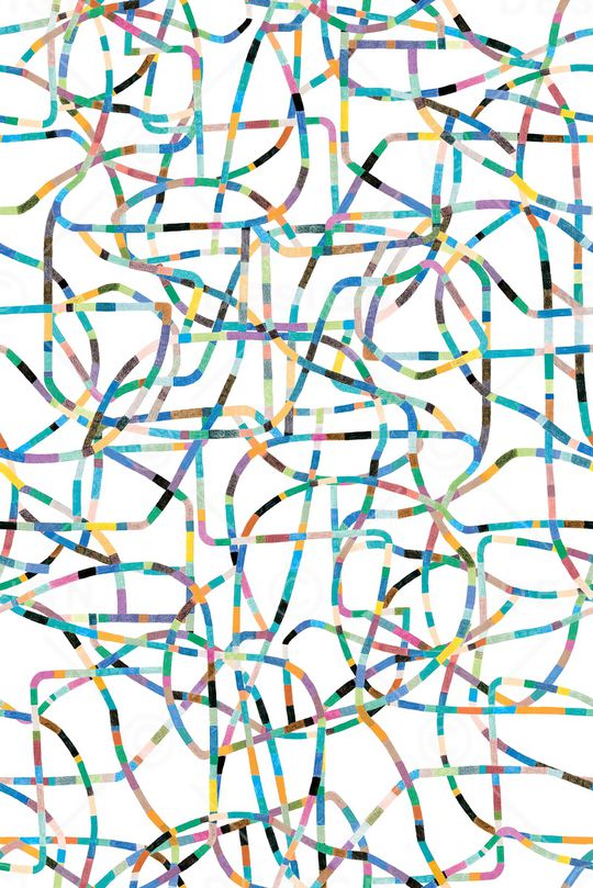 线条印花华亿平台图片