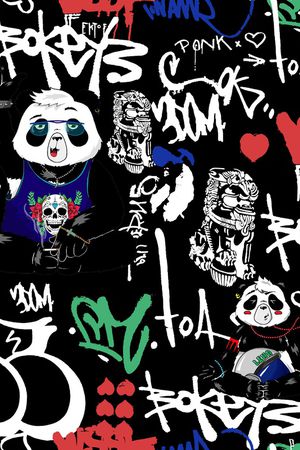 字母印花华亿平台图片