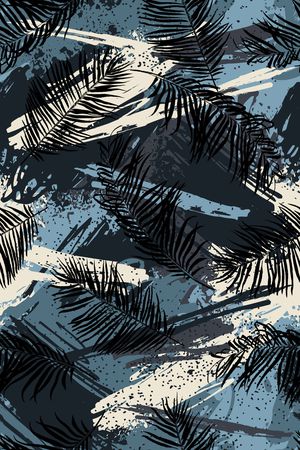 绿植树叶印花华亿平台图片