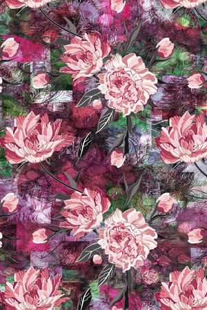 绿植树叶印花华亿平台图片