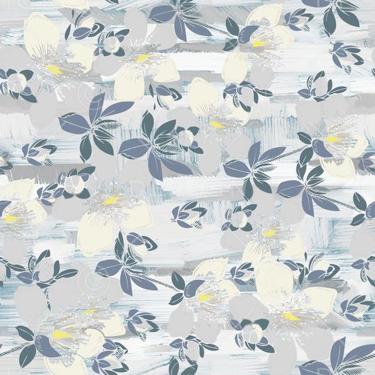 绿植树叶印花华亿平台图片