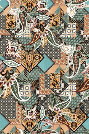 几何印花华亿平台图片