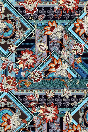 几何印花华亿平台图片