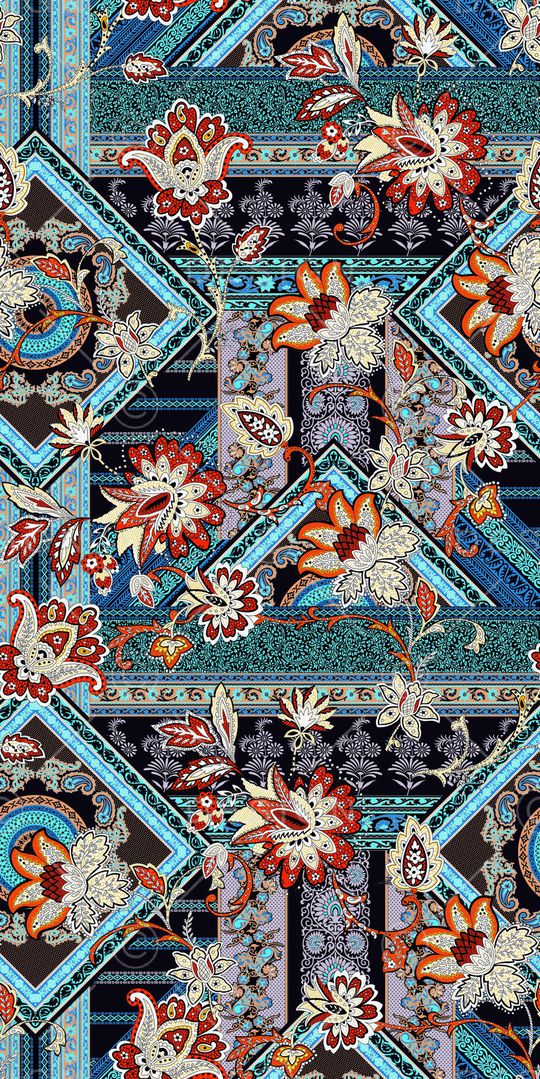 几何印花华亿平台图片