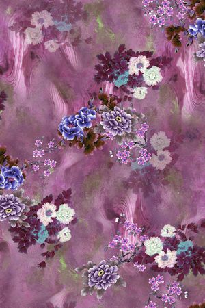 复古印花华亿平台图片