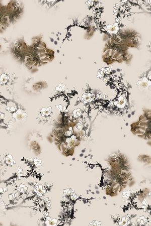 复古印花华亿平台图片