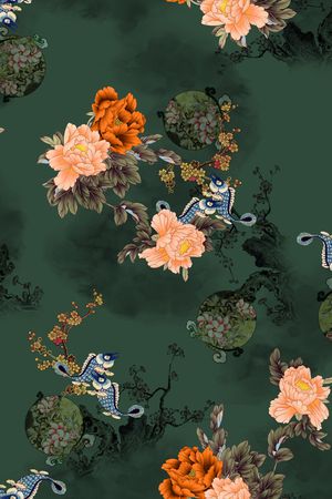 香云纱印花华亿平台图片