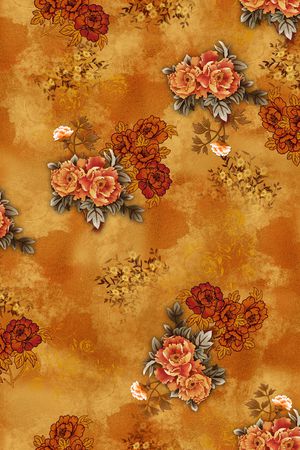 复古印花华亿平台图片