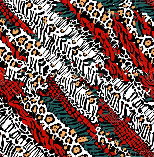 豹纹印花华亿平台图片