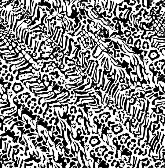 黑白条纹印花华亿平台图片