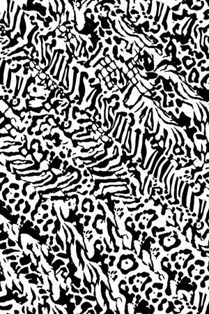 黑白条纹印花华亿平台图片