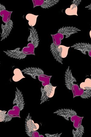 翅膀印花华亿平台图片