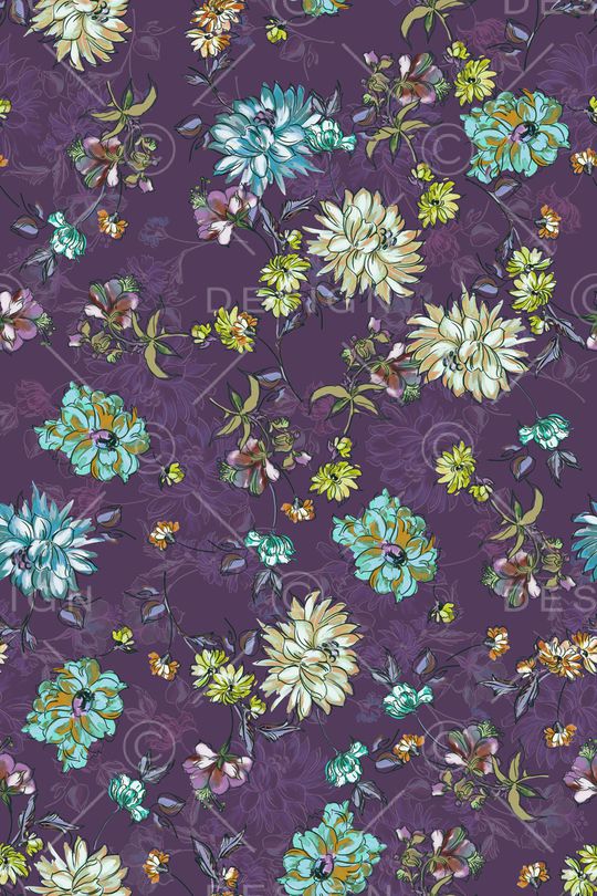 绿植树叶印花华亿平台图片