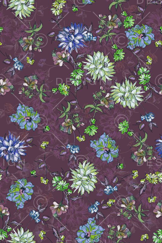 绿植树叶印花华亿平台图片