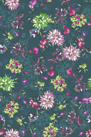 绿植树叶印花华亿平台图片