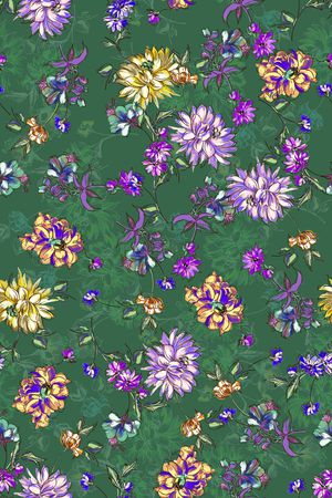 绿植树叶印花华亿平台图片