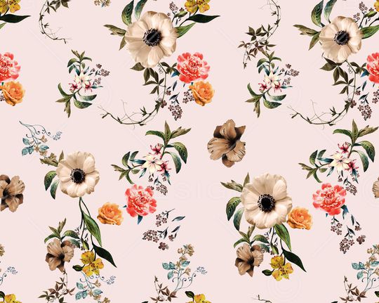 复古印花华亿平台图片