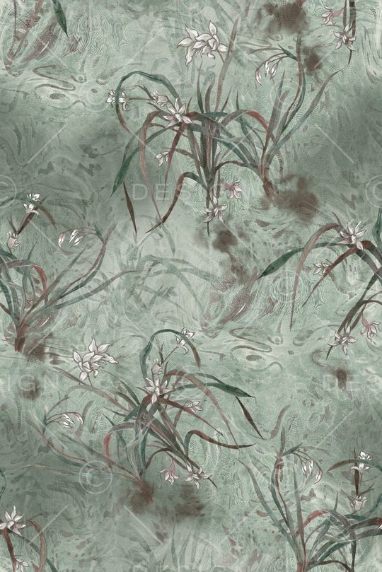 兰花印花华亿平台图片