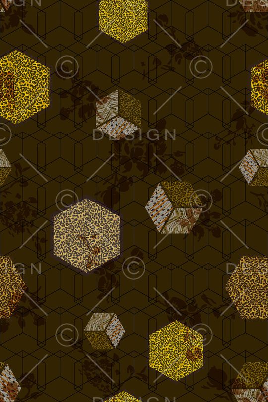 几何印花华亿平台图片