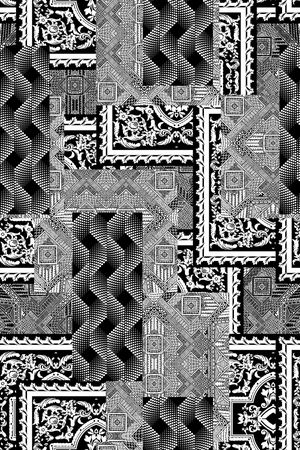 几何印花华亿平台图片