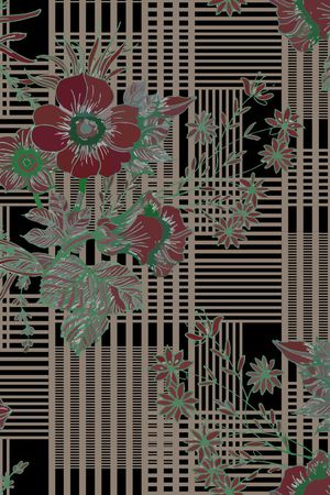 绿植树叶印花华亿平台图片