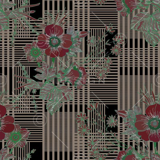 绿植树叶印花华亿平台图片