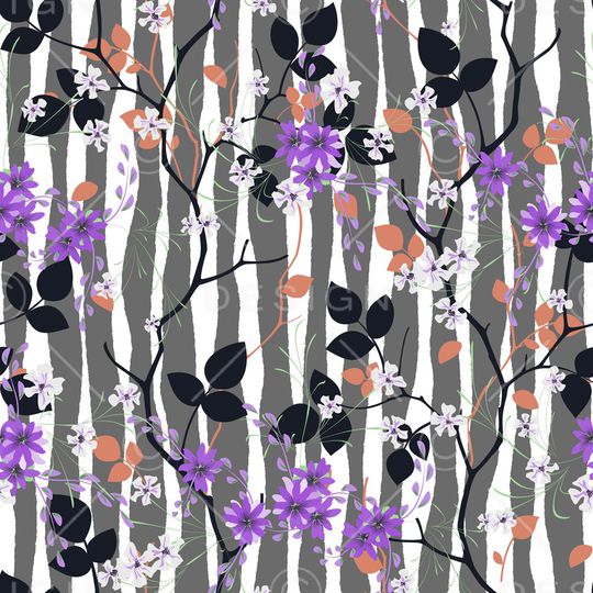 绿植树叶印花华亿平台图片