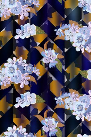 绿植树叶印花华亿平台图片