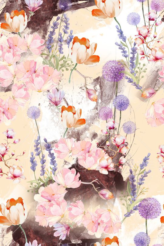 复古印花华亿平台图片